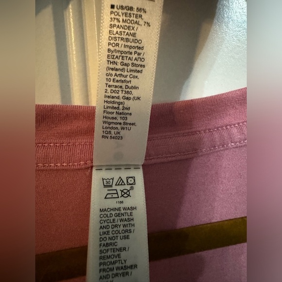 Athleta Pink Long Sleeve V Neck Top - Picture 4 of 5